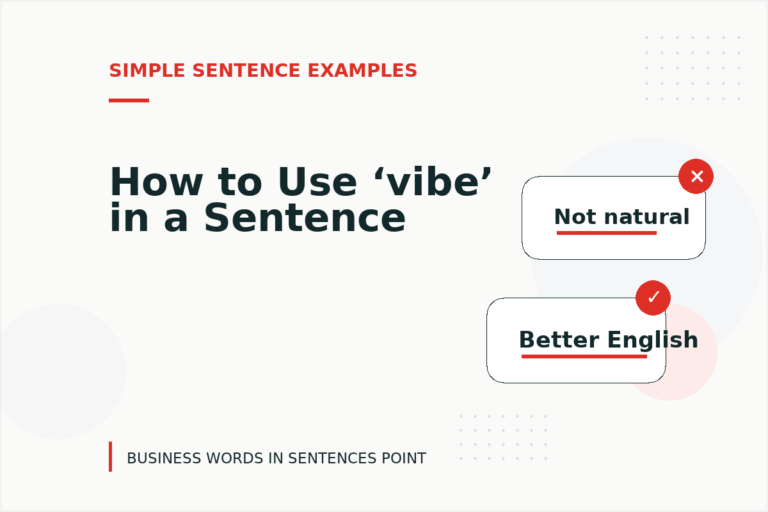 How to Use ‘vibe’ in a Sentence